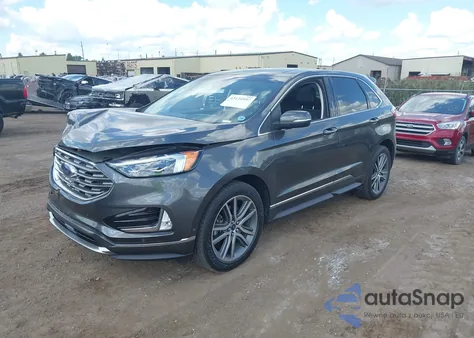 2019 Ford Edge Titanium z USA, uszkodzony, nr VIN 2FMPK4K91KBC00779